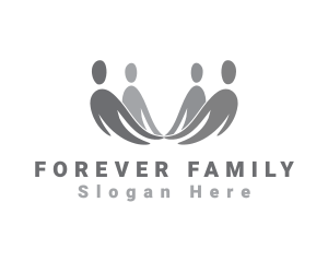 People Community Family logo design