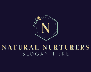 Elegant Nature Flower logo design