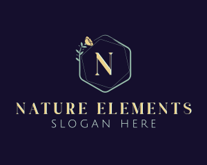 Elegant Nature Flower logo design