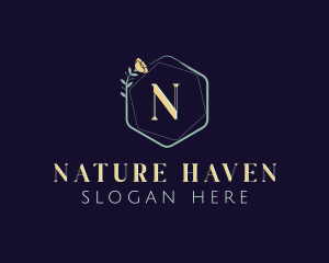 Elegant Nature Flower logo design