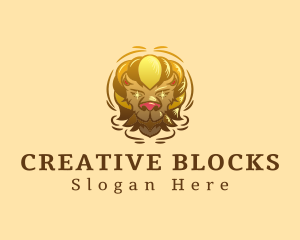 Creative Modern Lion logo design