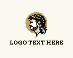 Hair Mullet Man logo