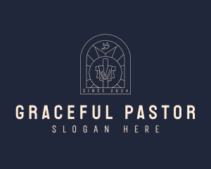 Religion Pastoral Cross logo
