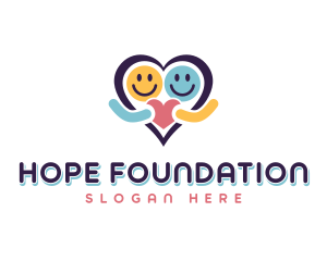 Non Profit Charity Heart logo design
