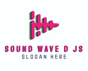 Music Media Soundwave logo design