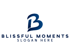 Modern Company Letter B logo design