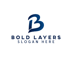 Modern Company Letter B logo design