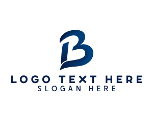 Modern Company Letter B logo
