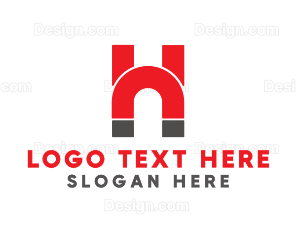 Red Magnet H Logo