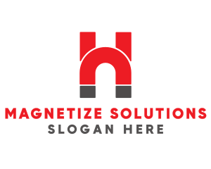 Red Magnet H logo