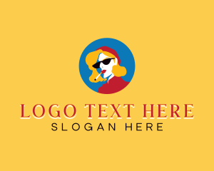 Smoking Woman Fashion logo