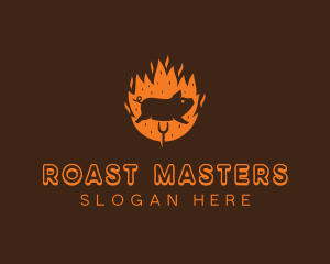 Roasted Pork BBQ logo