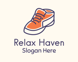 Orange Shoe Footwear Logo