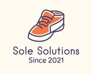 Orange Shoe Footwear logo design