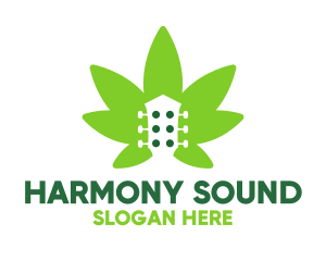 Guitar Tuner Marijuana logo
