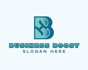 Business Brand Letter B logo design