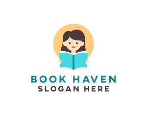 Girl Book Library logo