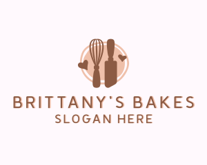 Pastry Baking Whisk logo design