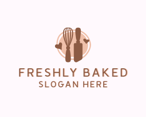 Pastry Baking Whisk logo design