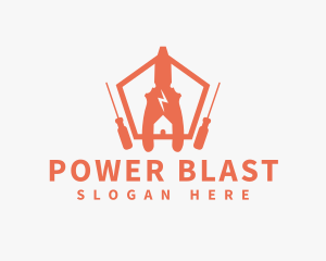 Electricity Power Equipment logo design