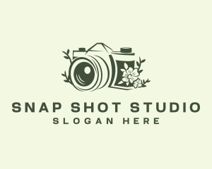 Camera Floral Photo logo