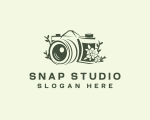 Camera Floral Photo logo