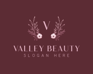 Wreath Beauty Salon logo design