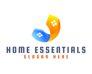 Hot Cold Home logo design