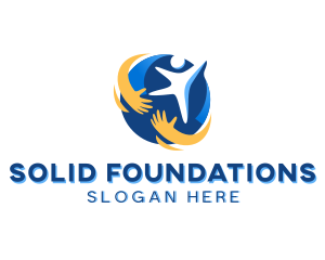 Humanitarian Charity Foundation logo design