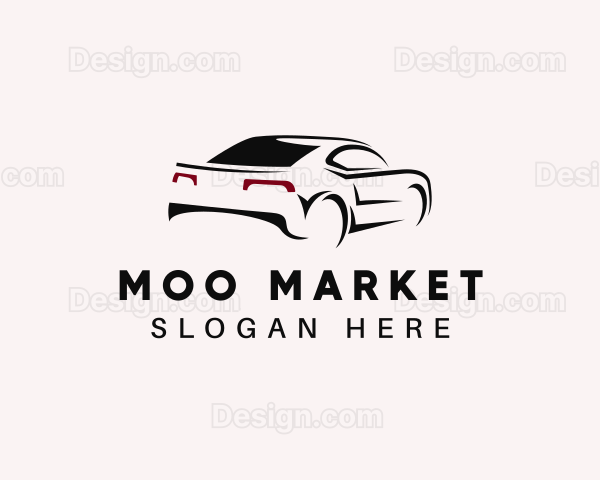 Sports Car Garage Logo