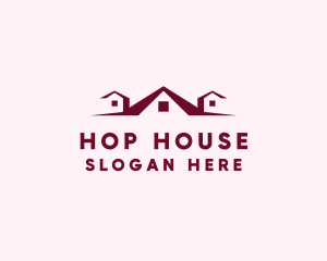 Roof House Window logo design