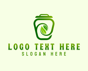 Leaf Trash Can logo