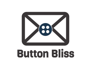 Button Envelope Mail logo design