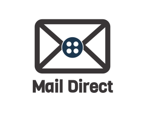 Button Envelope Mail logo
