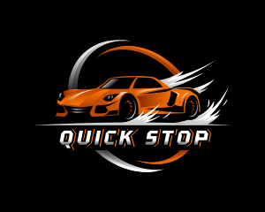 Car Racing Motorsport logo design