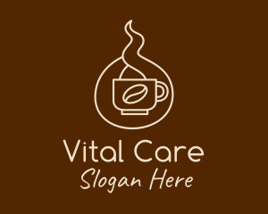 Hot Coffee Cafe  logo