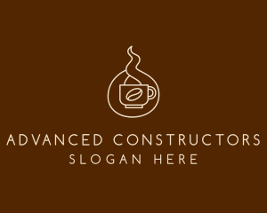 Hot Coffee Cafe  logo design