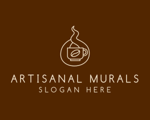 Hot Coffee Cafe  logo design