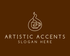 Hot Coffee Cafe  logo design