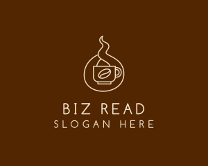 Hot Coffee Cafe  logo design