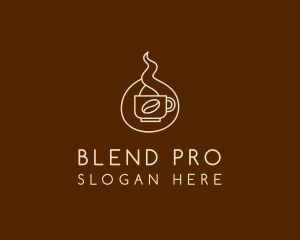 Hot Coffee Cafe  logo design