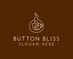 Hot Coffee Cafe  logo design