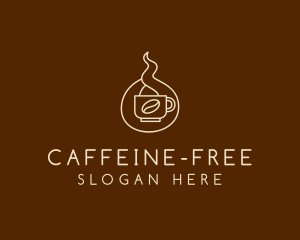 Hot Coffee Cafe  logo design