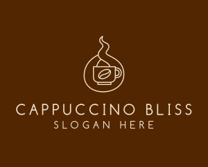 Hot Coffee Cafe  logo design