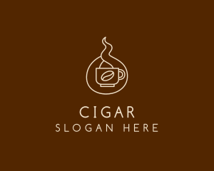 Hot Coffee Cafe  logo design