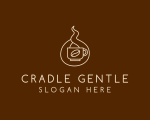 Hot Coffee Cafe  logo design