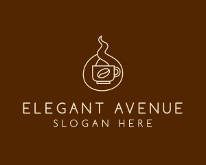 Hot Coffee Cafe  logo design