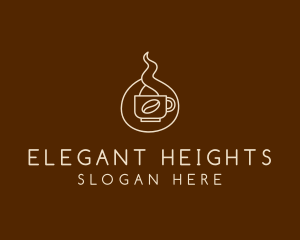 Hot Coffee Cafe  logo design