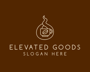 Hot Coffee Cafe  logo design