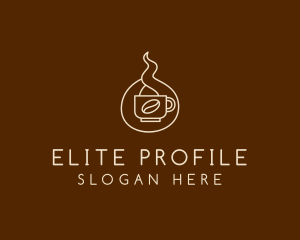 Hot Coffee Cafe  logo design